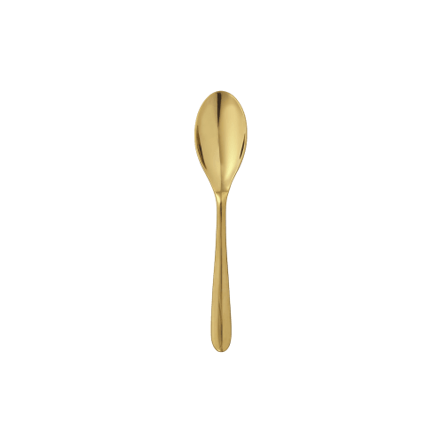 christofle Gold Stainless Steel Dessert Spoon L'Âme de Christofle
