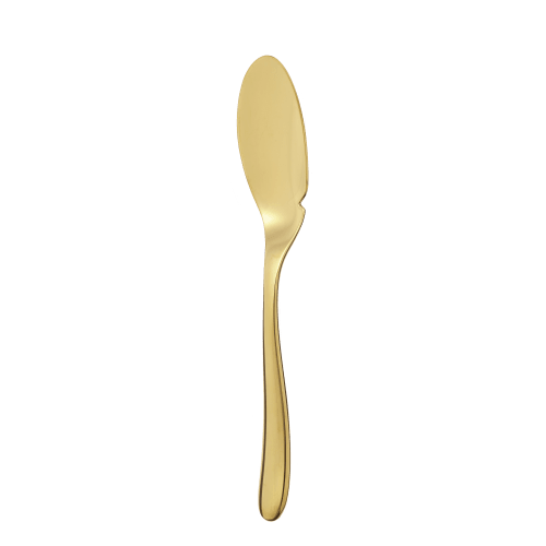 christofle Gold Stainless Steel Fish Knife L'Âme de Christofle