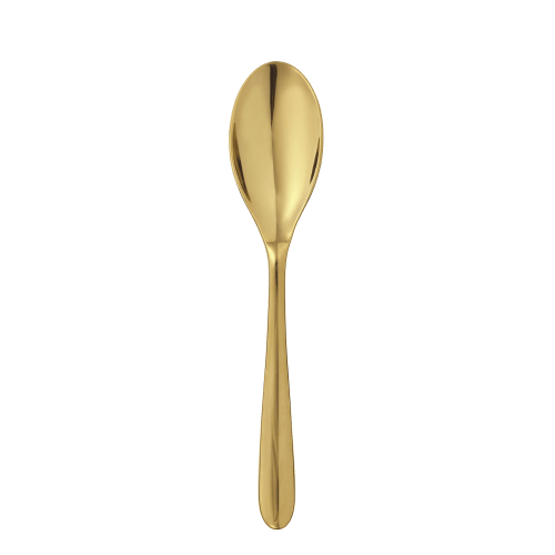 christofle Gold Stainless Steel Soup Spoon L'Âme de Christofle