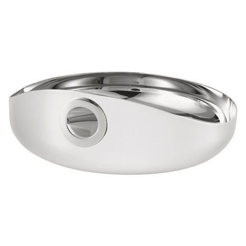 christofle Large Stainless Steel Bowl Oh de Christofle