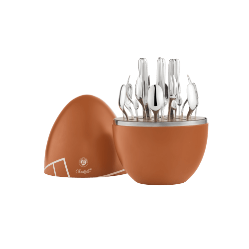 christofle MOOD PARTY - Silver-Plated 24-Piece Appetizer Set MOOD ROLAND-GARROS