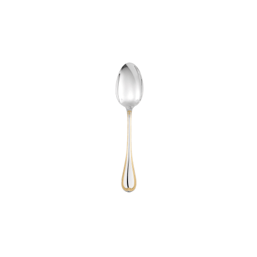 christofle Partially Gilded Silver plated Dessert spoon Malmaison