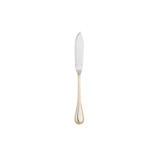 christofle Partially Gilded Silver-plated Fish knife Malmaison