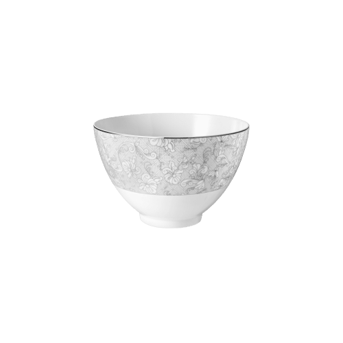 christofle Salad Serving Porcelain Bowl Jardin d'Eden