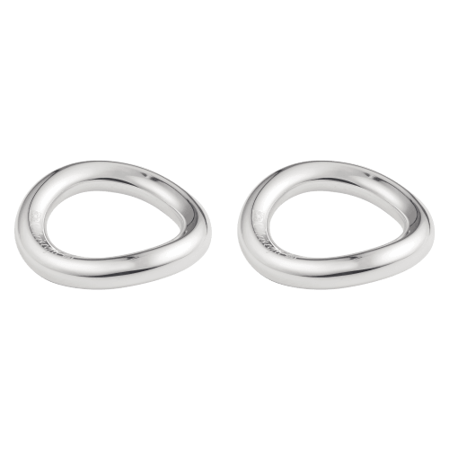 christofle Set of 2 knife / chopstick rests Vertigo SS Silver plated Vertigo