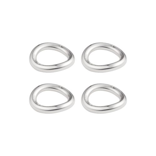 christofle Set of 4 knife / chopstick rests Vertigo Silver plated Vertigo