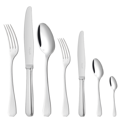 christofle Silver-Plated 110-Piece Flatware Set with Storage Chest America