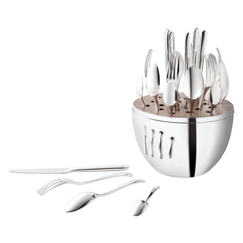 christofle Silver-Plated 24-Piece Flatware Set Mood