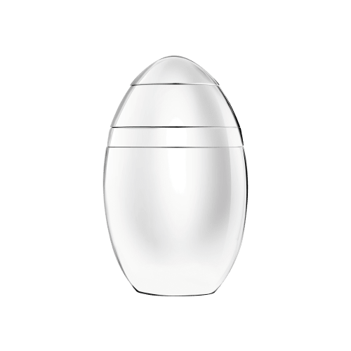 christofle Silver-Plated Birth Egg Baby Gift Set Oeuf