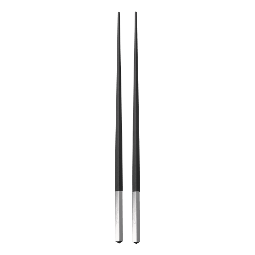 christofle Silver-Plated Black Japanese Chopsticks UNI