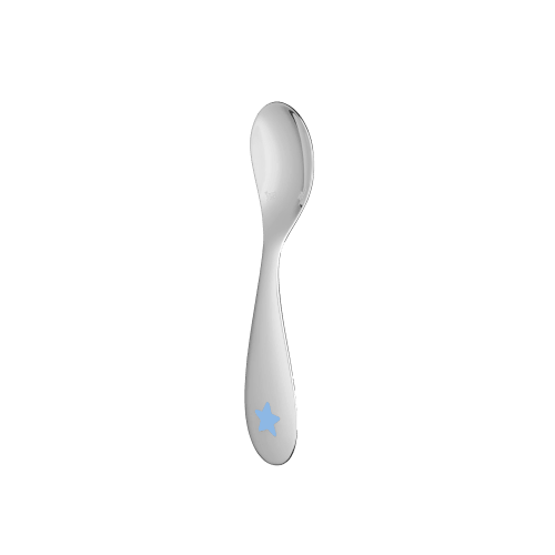christofle Silver-Plated Blue Star Baby Spoon Babystar
