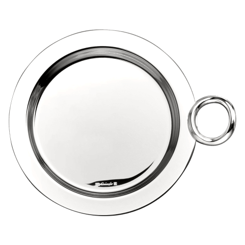 christofle Silver-Plated Bottle/Carafe Coaster Vertigo