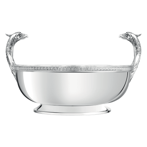 christofle Silver-Plated Bowl Centerpiece Malmaison