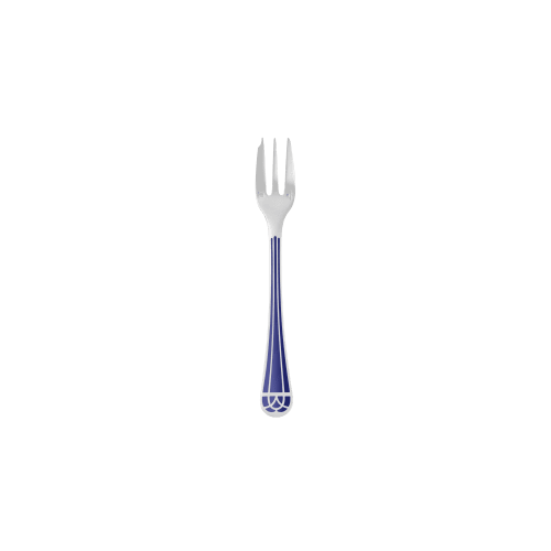 christofle Silver-plated Cake Fork - Marbled Blue Talisman