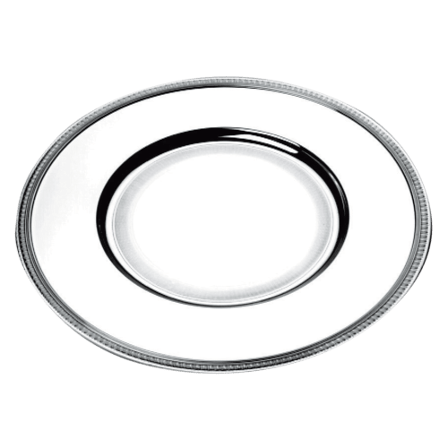 christofle Silver-Plated Charger Presentation Plate Malmaison