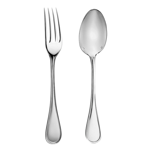 christofle Silver-Plated Children’s Two-Piece Flatware Set Albi