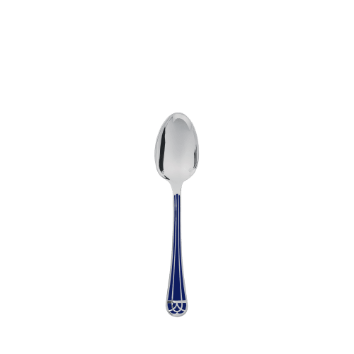 christofle Silver plated Dessert spoon - Marbled Blue Talisman