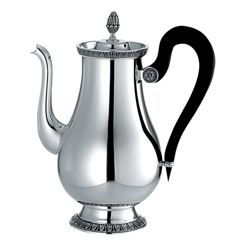 christofle Silver-Plated Eight-Cup Coffeepot Malmaison