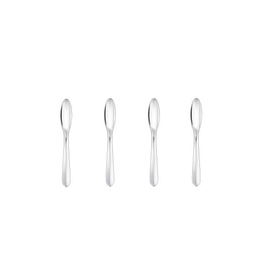 christofle Silver-Plated Espresso Spoons - Set of 4 Infini Christofle