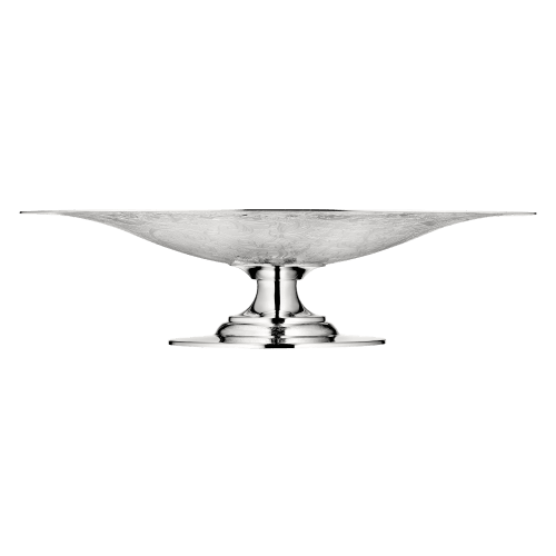 christofle Silver-Plated Fruit Bowl with Pedestal Base Jardin d'Eden
