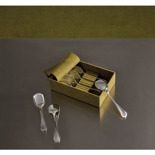 christofle Silver-Plated Ice Cream Spoon Set of 4 Albi