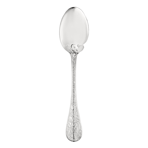 christofle Silver-Plated Individual Sauce Spoon Jardin d'Eden
