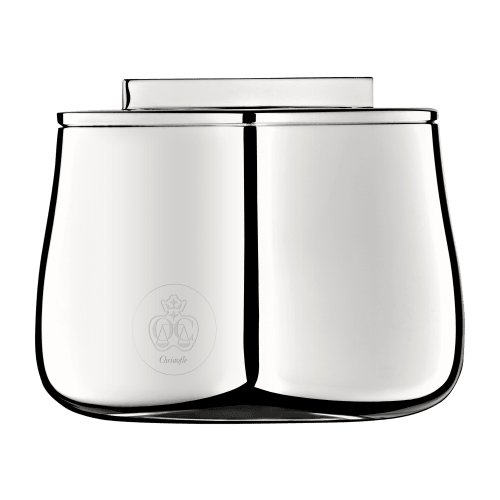 christofle Silver-Plated Lidded Sugar Bowl Silver Time