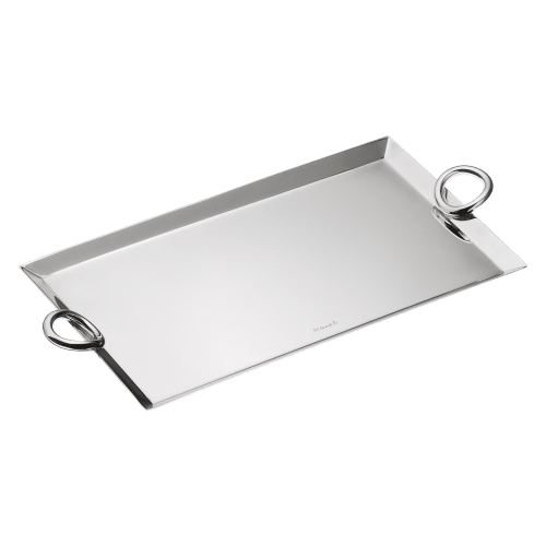 christofle Silver-Plated Mail Tray 10 x 5.5 in Vertigo