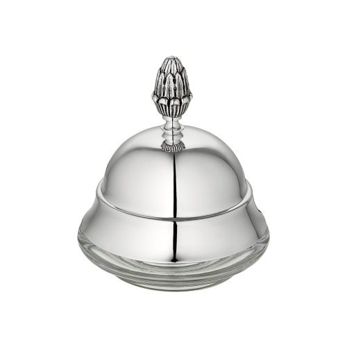 christofle Silver-Plated Personal Butter Dish Malmaison