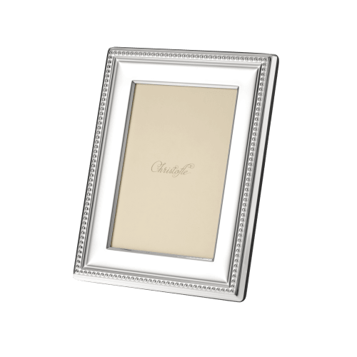 christofle Silver-Plated Picture Frame - 3.5 x 5 in Perles