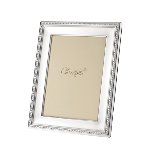 christofle Silver-Plated Picture Frame - 4 x 6 in Perles