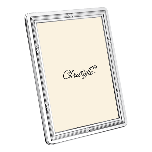 christofle Silver-Plated Picture frame 4 x 6 in Rubans