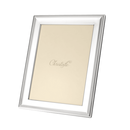 christofle Silver-Plated Picture Frame - 7 x 9 in Perles
