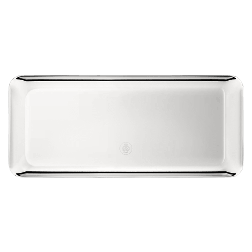 christofle Silver-Plated Platter Tray - 14.5 x 6 in Silver Time