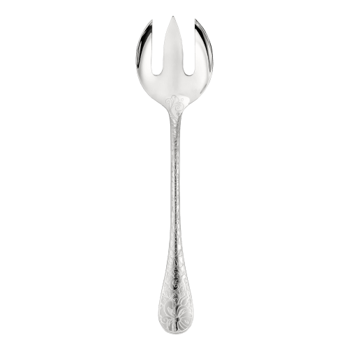 christofle Silver-Plated Salad Serving Fork Jardin d'Eden