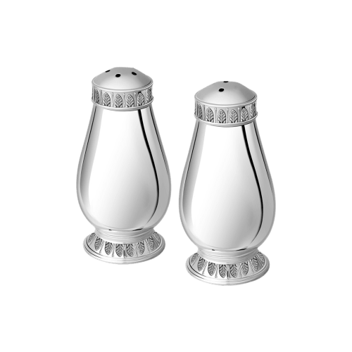 christofle Silver-Plated Salt & Pepper Shaker Set Malmaison