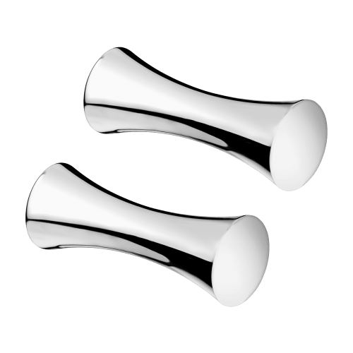 christofle Silver plated set of 2 knife/chopstick rests UNI