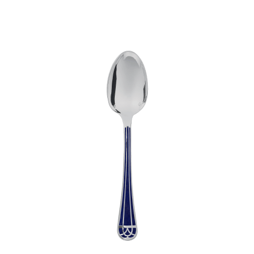 christofle Silver-Plated Standard Spoon - Marbled Blue Talisman