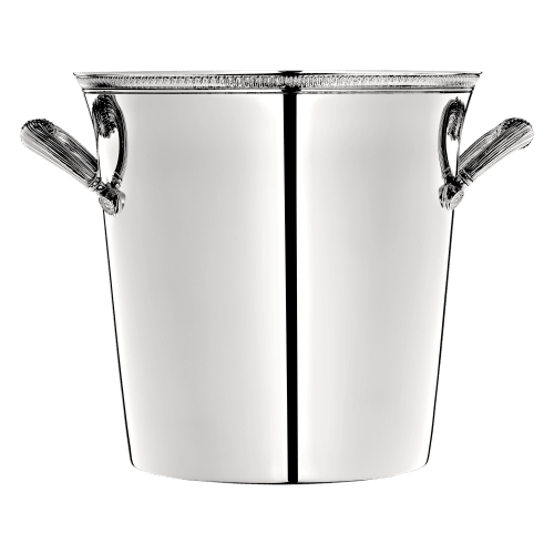 christofle Silver-Plated Two-Bottle Champagne Cooler Bucket Malmaison