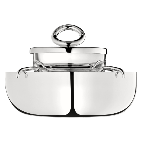 christofle Small Silver-Plated Caviar Serving Set Vertigo
