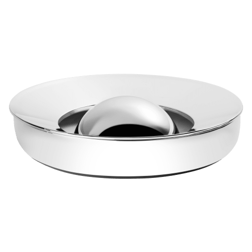christofle Stainless Steel Ashtray Oh de Christofle