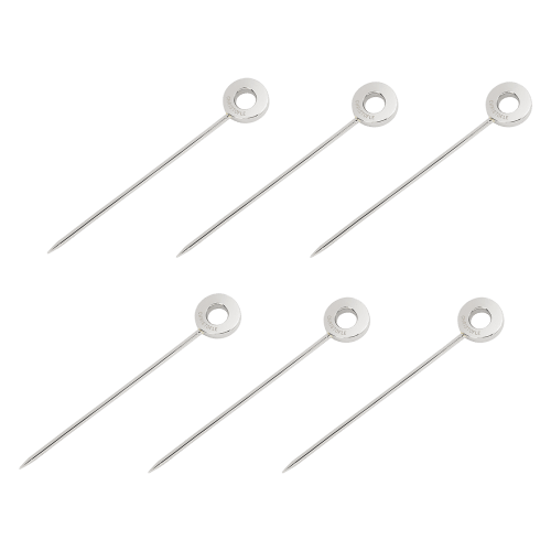 christofle Stainless Steel Cocktail Picks Set of 6 Oh de Christofle