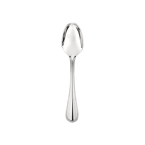 christofle Stainless Steel Coffee Spoon Steel Perles