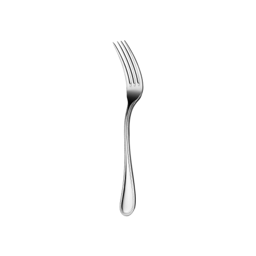 christofle Stainless Steel Dessert Fork Steel Perles
