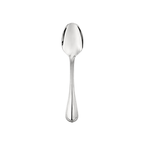 christofle Stainless Steel Dessert Spoon Steel Perles