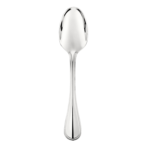 christofle Stainless Steel Table Spoon Steel Perles