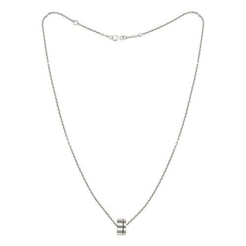 christofle Sterling Silver Chain and Pendant Graphik