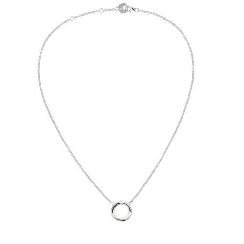 christofle Sterling Silver Ring Necklace Idole de Christofle