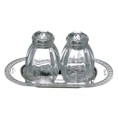 christofle Sterling Silver Salt & Pepper Shaker Set Malmaison
