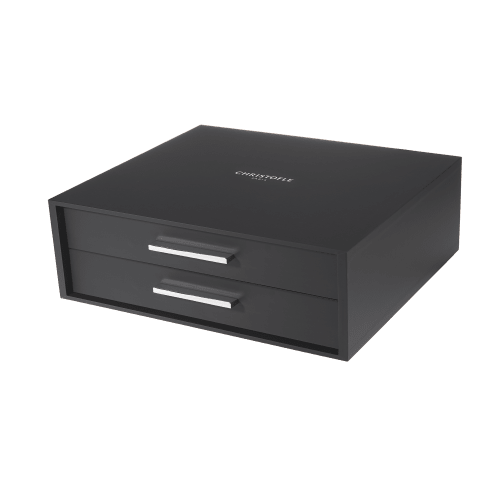 christofle Storage Chest 72 or 84 pieces (sold empty) Silver Care